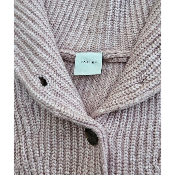 Varley Rose Button Placket Knit Sweater, SMALL - Picture 5 of 7